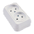Розетка Makel Siva Ustu 2гн. 16A белый 45117 (1/10)
