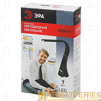 Светильник настольный ЭРА NLED-461 7W 220V 25LED на основании сенс. 3 ур.ярк. коричневый (1/12)