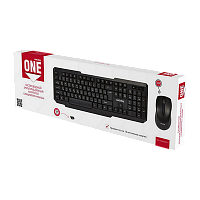 Набор клавиатура+мышь беспроводной Smartbuy 230346AG ONE черный (1/20)