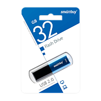 Флеш-накопитель Smartbuy X-Cut 32GB USB2.0 пластик голубой 