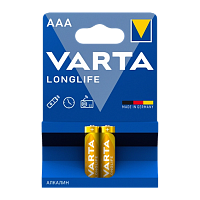 Батарейка Varta LONGLIFE LR03 AAA BL2 Alkaline 1.5V (4103) (2/20/100)