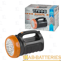 Фонарь туристический Трофи TSP23 2.7W 23LED от аккумулятора черный оранжевый (1/12/24)