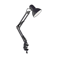 Светильник настольный Ultraflash UF-312P 60W 220V E27 струбцина черный (1/20)