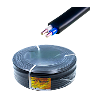 Кабель электрический Гермес ВВГ Пнг 3 х 1.5 кв.мм черный ГОСТ бухта 100м (цена за 1м.)