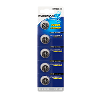 Батарейка Pleomax CR1620 BL5 Lithium 3V (5/100/2000/80000)