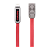 USB Кабель REMAX Armor 2in1 (Micro-Iphone 5/6/7/SE) (1M, 2.1A) RC-067t Красный