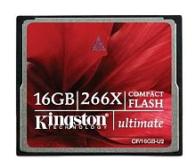 Карта памяти CF Kingston Ultimate 16GB 266x 45 МБ/сек