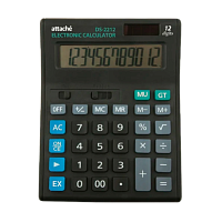 Калькулятор полноразмерный Attache ECONOMY 12-разрядный универсальный черный
