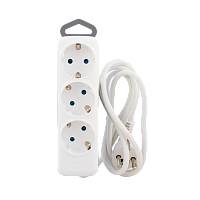 Удлинитель Старт S Comfort 3р.С/З 16A 1.0м ПВС IP20 с защитой от детей белый (1/20)