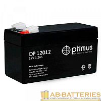 Аккумулятор свинцово-кислотный Optimus OP 12012 12V 1.2Ah (1/20)  | Ab-Batteries | Элементы питания и аксессуары для сотовых оптом
