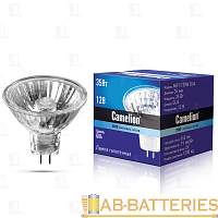 Лампа галогенная Camelion MR11 GU4 35W 2800К 12V софит 35мм прозрачная (1/10/200)