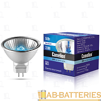 Лампа галогенная Camelion MR16 GU5.3 50W 3500К 220-240V софит 50мм прозрачная (1/10/200)
