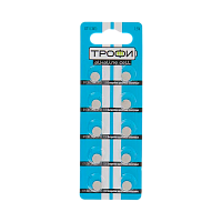 Батарейка Трофи G11/LR721/LR58/362A/162 BL10 Alkaline 1.55V (10/200/1600)