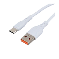 Кабель GoPower GP06T USB (m)-Type-C (m) 1м 2.4A ПВХ белый (1/200/800)