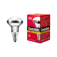 Лампа накаливания зеркальная Camelion R50 E14 60W 220-240V рефлектор матовая (1/100)