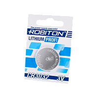 Батарейка Robiton PROFI CR3032 BL1 Lithium 3V (1/40/1800) 