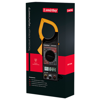 Клещи токовые Smartbuy Tools DT266 в компл: щупы, эл.питания