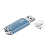 Флеш-накопитель Smartbuy V-Cut 8GB USB2.0 пластик синий