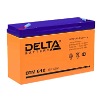 Аккумулятор свинцово-кислотный Delta DTM 612 6V 12Ah (1/10)