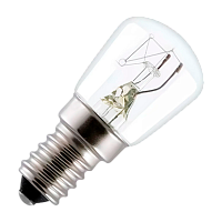 Лампа накаливания Makeeta E14 25W 220-240V для холодильников прозрачная (1/50)