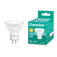Лампа светодиодная Camelion JCDR GU5.3 12W 4000К 220V софит 50мм матовая белый (1/5/100)