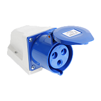 Розетка Smartbuy стационарная наружная 123 2Р+РЕ 32А 220В IP44