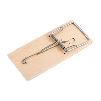 Мышеловка против грызунов Рыжий кот 165мм x 77мм фанера (1/17/136)