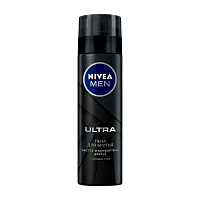 Пена для бритья Nivea Ultra 200мл с активным углем (1/12)