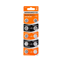 Батарейка Minamoto G10/LR1130/LR54/389A/189 BL10 Alkaline 1.5V (10/200/10000) 