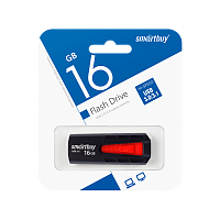 Флеш-накопитель Smartbuy Iron 16GB USB3.0 пластик черный красный