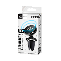 Держатель автомобильный GFPower CH-07 в воздуховод поворотный магнит черный (1/200)