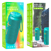 Портативная колонка Borofone BR24 bluetooth 5.3 FM/TF/USB/AUX голубой (1/40) 
