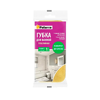 Губка для кафеля Paterra 2в1 15х8х4.5см трехслойная (1/20)