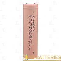 Аккумулятор Li-ion Minamoto 18650 bulk 2600mAh без защиты  | Ab-Batteries | Элементы питания и аксессуары для сотовых оптом