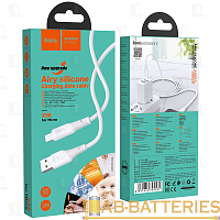 Кабель HOCO X58 USB (m)-microUSB (m) 1м 2.4A силикон белый (1/22/220)