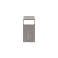 Флеш-накопитель GoPower MINI 64GB USB3.0 металл серебряный (1/50/1000)