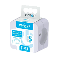 Разветвитель Фотон АМ 16-4 КУБ 4р.Б/З 16A белый (1/10)