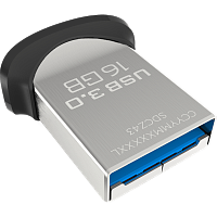 Флеш-накопитель SanDisk Ultra Fit CZ43 16GB USB3.0 пластик черный