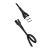 Кабель HOCO X45 USB (m)-Lightning (m) 1.0м 2.4A силикон черный (1/22/220)