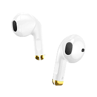 Наушники вставные HOCO EW08 bluetooth 5.1 с микр. белый (1/21/126) 