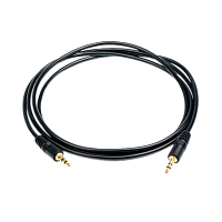 Кабель AUX Atcom Jack 3.5mm (m)-Jack 3.5mm (m) 1м силикон черный (1/10/250)