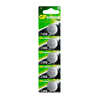 Батарейка GP CR2450 BL5 Lithium 3V (5/100/1000) R