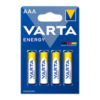 Батарейка Varta ENERGY LR03 AAA BL4 Alkaline 1.5V (4103) (4/40/200)