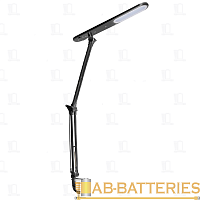 Светильник настольный Camelion KD-785 5W 230V 48LED струбцина черный (1/24)