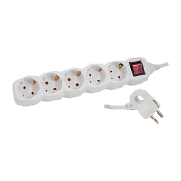 Удлинитель Старт S 5р.Б/З 10A 3.0м белый