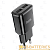 Сетевое З/У HOCO C88A 2USB 2.4A с кабелем Lightning черный (1/12/120)