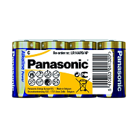 Батарейка Panasonic Alkaline power LR14 C Shrink 4 1.5V (4/24/120)