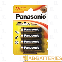 Батарейка Panasonic Alkaline power LR6 AA BL4  1.5V PR (4/48/240) 