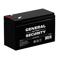 Аккумулятор свинцово-кислотный GENERAL SECURITY GSL7.2-12 F2 12V 7.2Ah