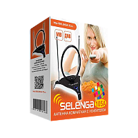 ТВ-Антенна комнатная Selenga 105A активная с питанием с усилителем DVB-T/T2 (1/30)